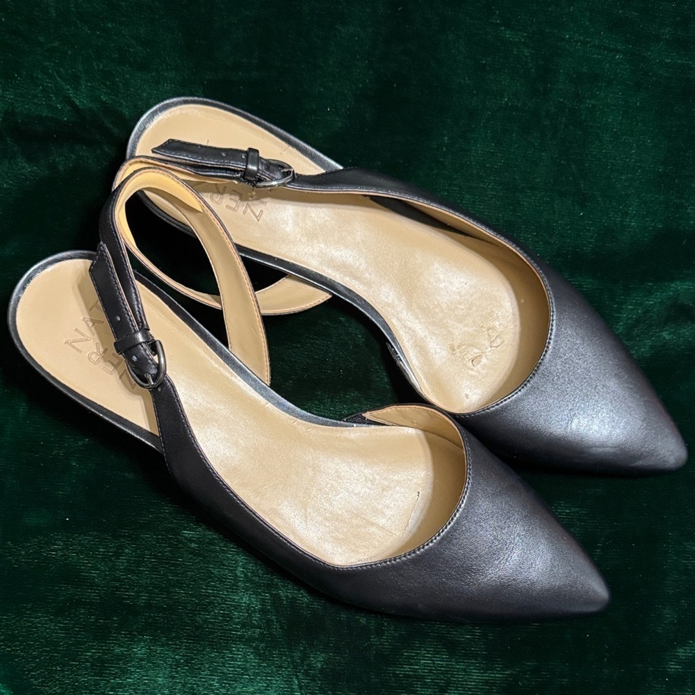 Naturalizer Elegant Black Slingback Women's Shoes 9M